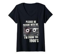 Mujer Please Be Patient with Me I'm from The 1900's Musician Men Camiseta Cuello V