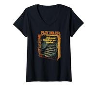 Mujer Plot Holes? Just Secret TRAPDOORS FOR Readers Camiseta Cuello V