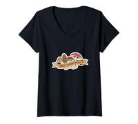 Mujer Podría envenenarme a mí Mismo micólogo de búsqueda de Hongos Divertidos Camiseta Cuello V