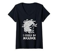 Mujer Podría ser más Sano Camiseta Cuello V