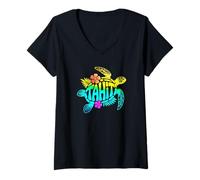 Mujer Polinesia Francesa Tahití - Tahití Camiseta Cuello V