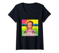 Mujer Pop Art - Camiseta para niña, diseño de cómic Camiseta Cuello V
