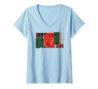 Mujer Popeye El Marinero y Oliva OYL Vs Bluto Retro Comic Camiseta Cuello V