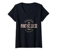 Mujer Port Saint Lucie Florida | Port St Lucie FL Modern Camiseta Cuello V