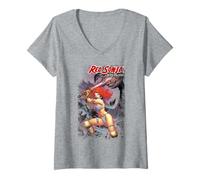 Mujer Portada del cómic Red Sonja Jim Lee She-Devil Sword Queen Warrior Camiseta Cuello V