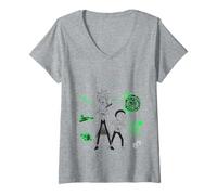 Mujer Portal de Aventuras galácticas de Rick y Morty Merch Camiseta Cuello V