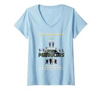 Mujer Póster de la película The Producers Mel Brooks Gene Wilder Camiseta Cuello V