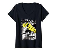 Mujer Póster de película clásica Jaws 2025 Camiseta Cuello V