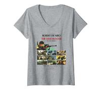 Mujer Póster de película The Deer Hunter Photo Montage Camiseta Cuello V