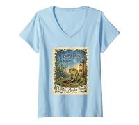 Mujer Póster I Bury Things Maybe Plants Maybe People Frog Camiseta Cuello V
