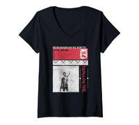 Mujer Póster Vintage de películas de Terror de Evil Dead 1-5, Arte de Halloween Camiseta Cuello V
