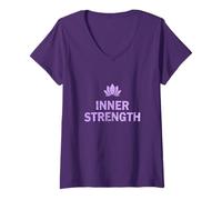 Mujer Potencia Interior Camiseta Cuello V