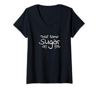 Mujer Pour Some Sugar On Me Camiseta Cuello V
