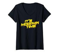 Mujer Power Rangers Morphin Time Camiseta Cuello V