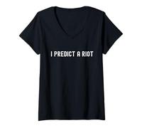 Mujer Predigo un Riot Leeds Camiseta Cuello V