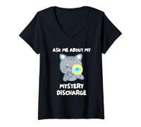 Mujer Pregúntame por Mi Alta Misteriosa Camiseta Cuello V