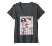 Mujer Presentadores y dúo Musical Ant & Dec's Saturday Night Takeaway Camiseta Cuello V