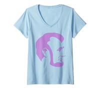 Mujer Presidente Abe Lincoln Camiseta Cuello V