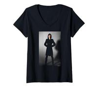 Mujer Primal Scream Bobby Gillespie Country Girl por Andy Willsher Camiseta Cuello V