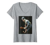 Mujer Prince en el NEC Ultimate Live Experience Tour 1995 Camiseta Cuello V