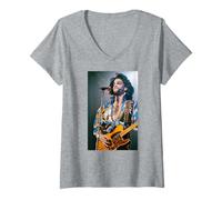 Mujer Prince In Manchester Desnudo Tour En Vivo 1990 Camiseta Cuello V