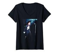 Mujer Prince Live Lovesexy Tour en Wembley 1988 Camiseta Cuello V