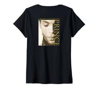 Mujer Prince_Purple Rain_071_Back Printed Camiseta Cuello V