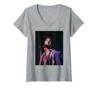 Mujer Prince Singing Act II Tour Pink Cashmere Live 1993 Camiseta Cuello V
