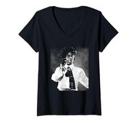 Mujer Prince Singing Live Lovesexy Tour NEC 1988 Camiseta Cuello V