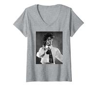 Mujer Prince Singing Lovesexy Tour NEC Live 1988 Camiseta Cuello V