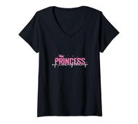 Mujer Princesa de Todo Camiseta Cuello V