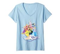 Mujer Princesses Hero of the Story Camiseta Cuello V