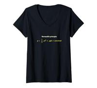 Mujer Principio de Bernoulli dinámica fluidos Camiseta Cuello V
