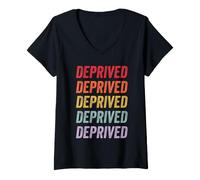 Mujer Privado Camiseta Cuello V