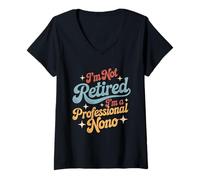 Mujer Profesional NONO Abuelo Italiano Día del Padre Camiseta Cuello V