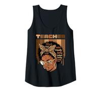 Mujer Profesora de Historia Negra Mujer Afro Mujer Afroameric Camiseta sin Mangas