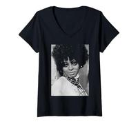 Mujer Promoción de Diana Ross y The Supremes Love Child Motown 1968 Camiseta Cuello V