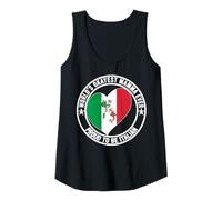 Mujer Promovido a Mamá Mejor Mamá Italiana del Mundo Más Okayest Mamma Camiseta sin Mangas
