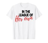 Mujer propietaria de una Empresa en su Propia Liga Camiseta gráfica económica, Hombre, Blanco, XL