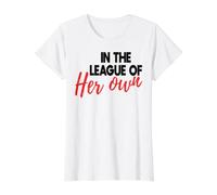 Mujer propietaria de una Empresa en su Propia Liga Camiseta gráfica económica, Mujer, Blanco, XS