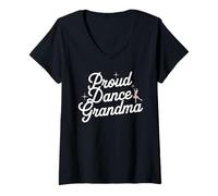 Mujer Proud Dance Grandma Shirt for Dance Lovers Grandmother Camiseta Cuello V