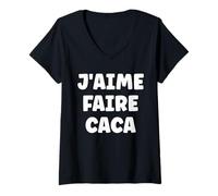 Mujer Prout Citation Simple Homme Humour J'aime Faire Caca Camiseta Cuello V