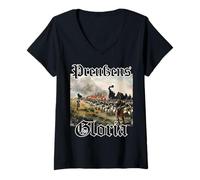 Mujer Prusia T | Batalla de Hohenfriedberg | infantería prusiana Camiseta Cuello V