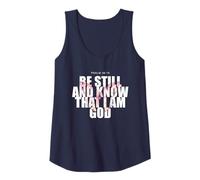 Mujer Psalm 46:10 Be Still & Know - Women Girls Butterfly Camiseta sin Mangas
