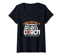 Mujer Puede Que no Sea un superhéroe, Pero Soy un Entrenador de Tiro con Arco Camiseta Cuello V