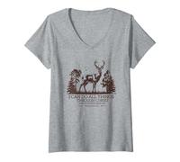 Mujer Puedo Hacer Todas Las Cosas A Través De Cristo Camiseta Cuello V