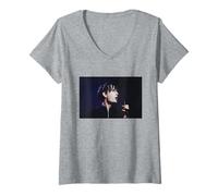 Mujer Pulp Jarvis Cocker Diferentes Clase Disco 2000 Gente Común Camiseta Cuello V