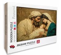Mujer Puzzle Madera, Retro Puzzle 1000 Piezas Adultos con Compact Box 75x50cm, Rompecabezas Desafiante, Juegos de Rompecabezas Creativos para Hombres Mujeres Adolescente, Regalos para niñas, W-7441