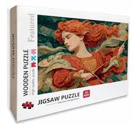Mujer Puzzle Madera, Retro Puzzle 3000 Piezas Adultos con Compact Box 122x81cm, Rompecabezas Desafiante, Juegos de Rompecabezas Creativos para Hombres Mujeres Adolescente, Regalos para niñas, 6-1490