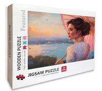 Mujer Puzzle Madera, Vista Puzzle 4000 Piezas Adultos con Compact Box 141x87cm, Rompecabezas Desafiante, Juegos de Rompecabezas Creativos para Hombres Mujeres Adolescente, Regalos para niñas, 4-1036